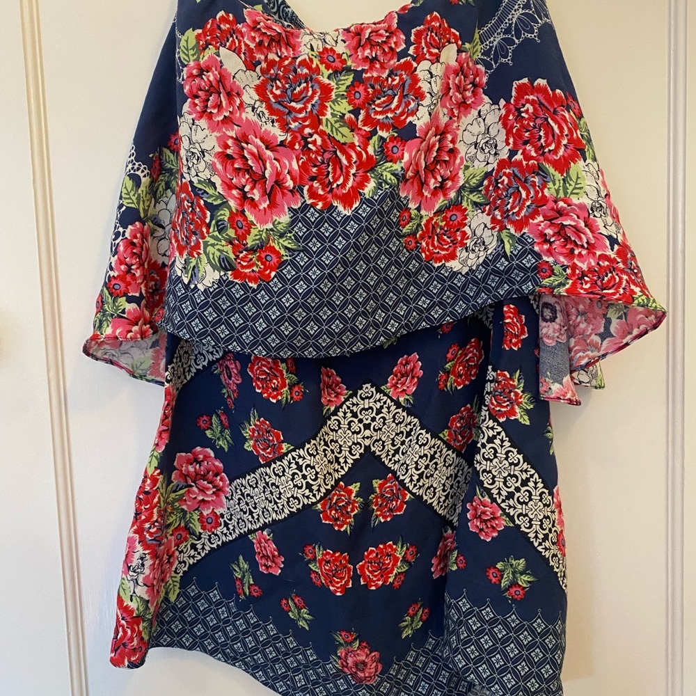 Small strapless dress from FARM Rio.